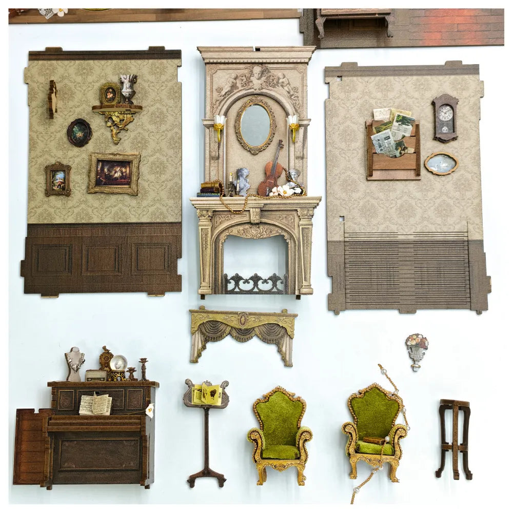 Glimmer Hall DIY Story Frame Puzzle Kit with LED Lights
