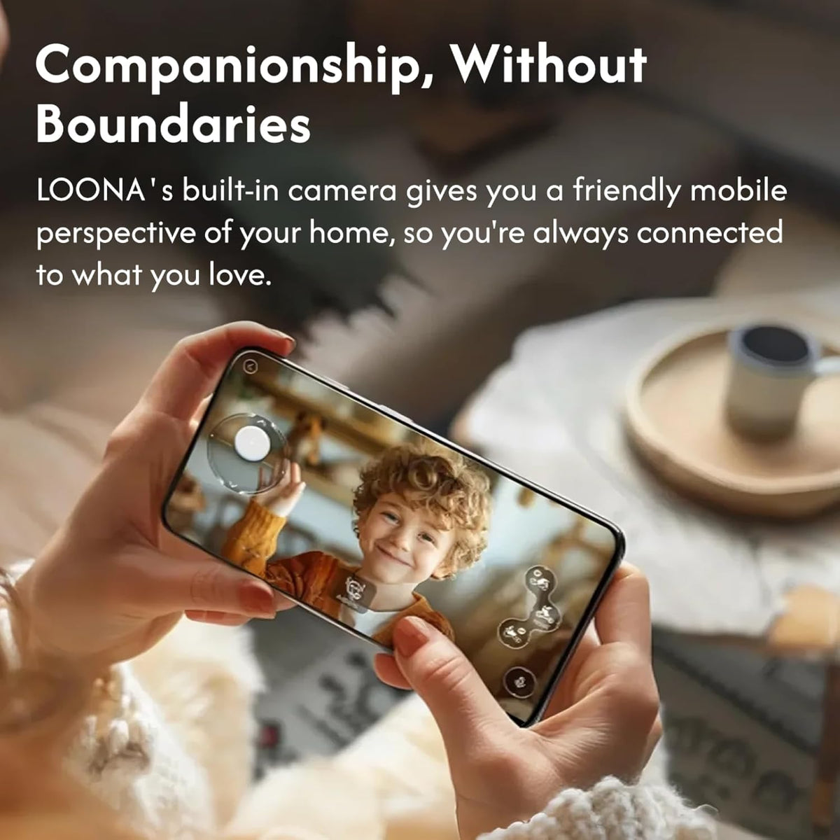 Loona Robot Pet Dog ChatGPT-4o Smart AI-Powered Companion Voice & Gesture Control. Real-Time Interaction Robotics Toys for Kids. Home Monitoring - Includes Charging Dock